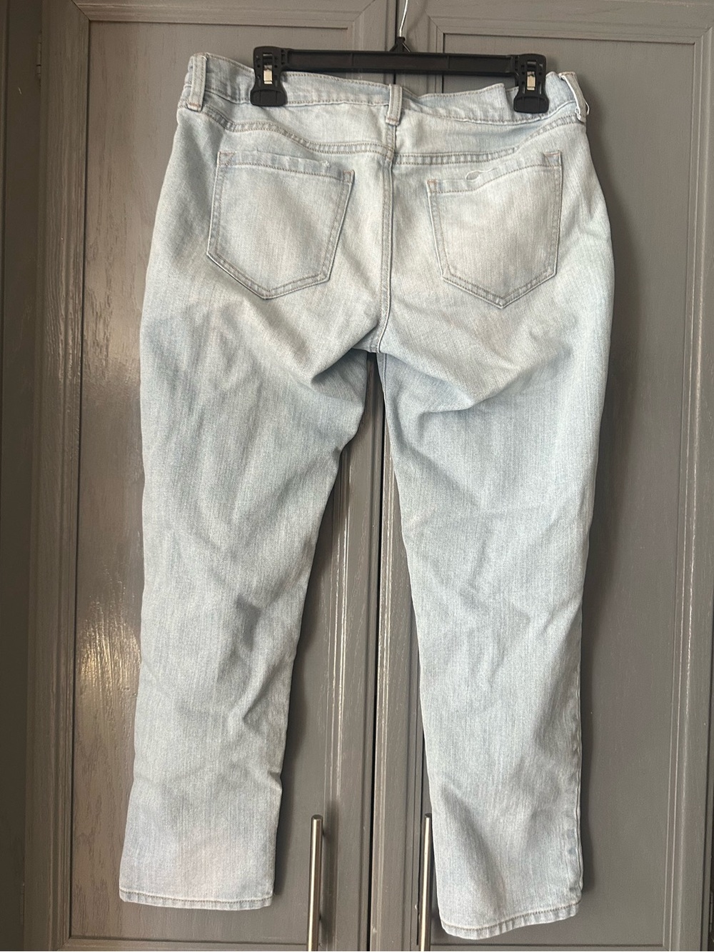 Old Navy The Boyfriend Light Blue Straight Leg Jeans 6